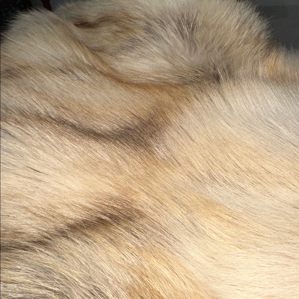 Unisex Golden Isle Shadow Fox Fur Coat Full Length - Picture 11 of 16